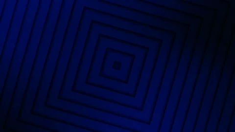 Dark blue background with concentric squares and diagonal lines. Vidéo 289593178