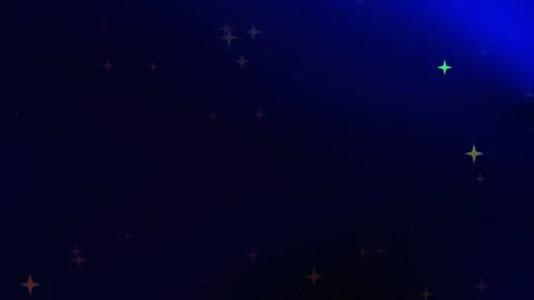 A dark blue background features several multicolored fourpointed stars. Stock Footage 317082461