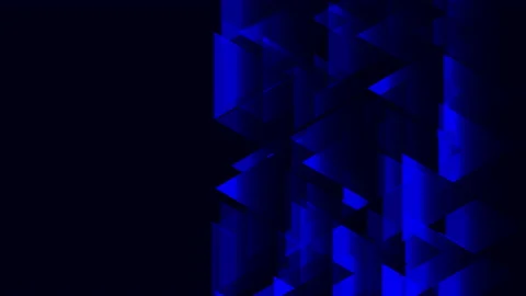 Dark blue background with geometric elements in 4k video. Stockbeeldmateriaal 155863176