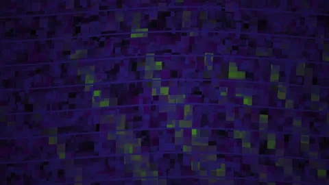 Dark blue background with green pixels. Stock Footage 340007305