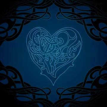 Dark blue background Stock Illustration