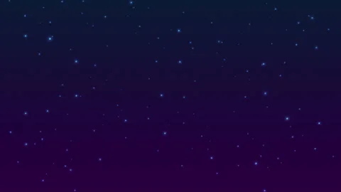 Dark blue background with lights, particles in 4k video. Stockbeeldmateriaal 146944730