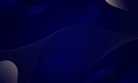 Dark blue background. modern wave curve abstract presentation background. Stock Illustration
