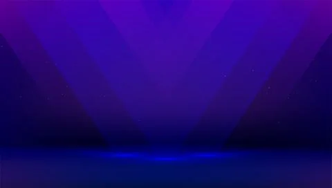 Dark blue background with rays of light. Empty room, product presentation. Black Illustrazione stock