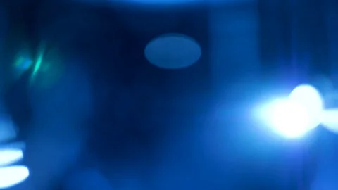 Dark blue background reflecting a moving white light Stock Footage 104554925