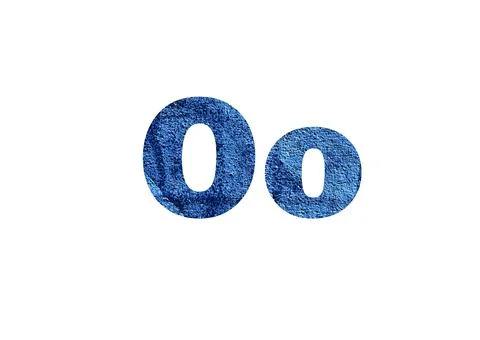 Dark blue background. Shot through the cut-out silhouette of the letter O Stock Photos