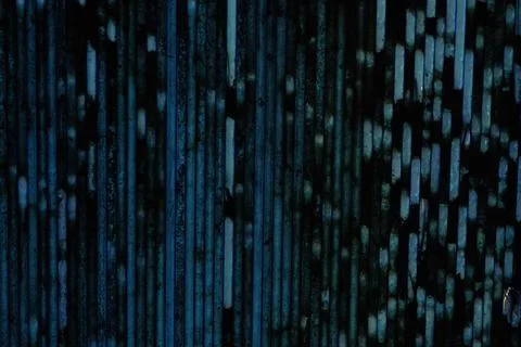 Dark blue background with stripes as a matrix. Stock Photos