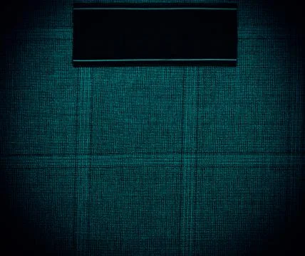 Dark blue Background of textile texture. Close up Stock Photos