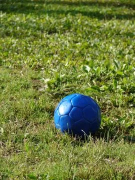 Dark blue ball Stock Photos