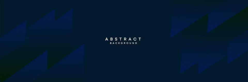 Dark blue, black abstract technological modern geometric banner web background Stock Illustration
