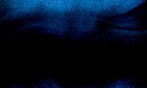 Dark Blue Black Grunge Texture Background with Distressed Rough Surface Stock Illustration