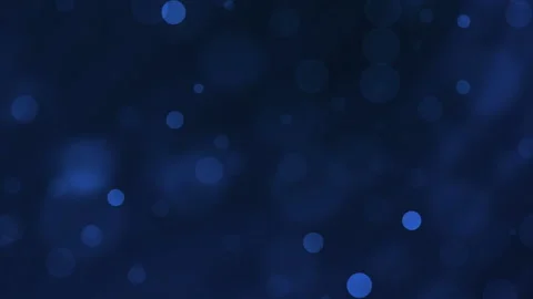 Dark blue bokeh animation with subtle light effects Stock Footage 304656868