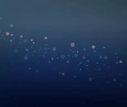 Dark Blue Bokeh Wave Vector Background for Tech and Winter Design Illustrazione stock