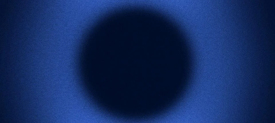 Dark blue centered circle on textured background Illustrazione stock