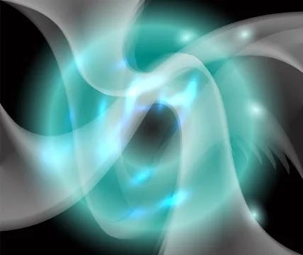 Dark blue circle light Abstract wave background Stock Illustration
