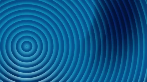 Dark Blue Circle Pattern Seamless Background Loop. Stock Footage 286421085