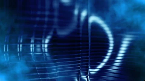 Dark Blue Cold Metal Background Stock Footage 98647598