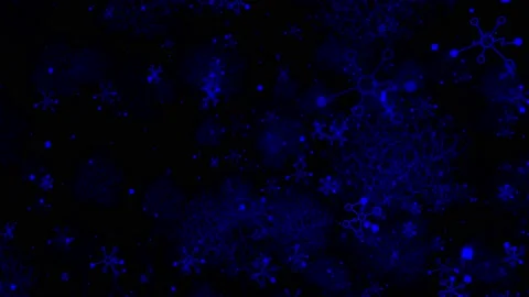 Dark blue color 3d mesh of tech elements and neurons, Technology background Stock Footage 231360591
