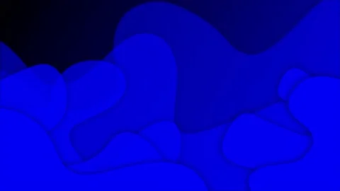 Dark blue color 3d waving element inside fluid background Stock Footage 217905073
