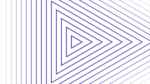 Dark blue color Triangular shaped repeating pattern background Stock Footage 204724182