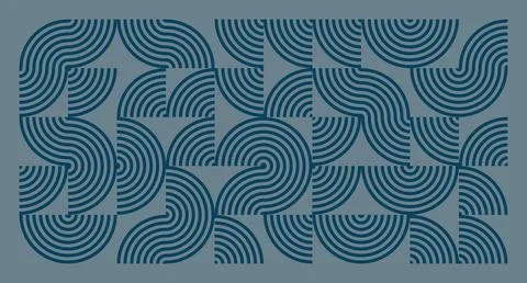 Dark Blue Concentric Wave Pattern Ilustración de archivo