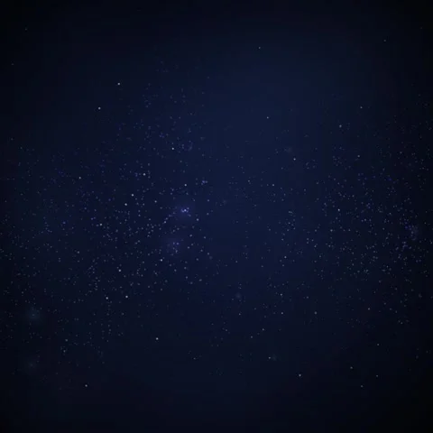 Dark blue cosmic background with scattered twinkling stars and subtle glowi.. Stock Footage 345689209