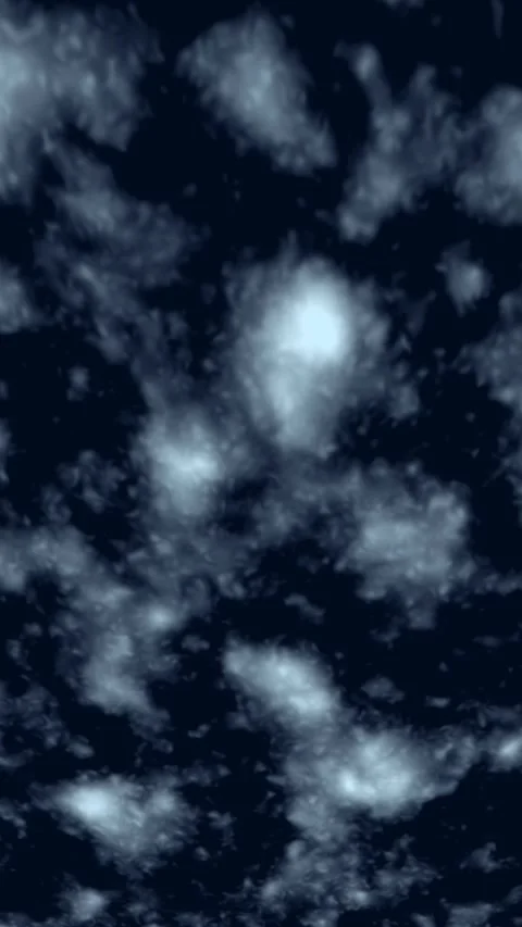 Dark blue cosmic cloudscape. Vertical video sci-fi VFX game broadcast loop... Stock Footage 341614489