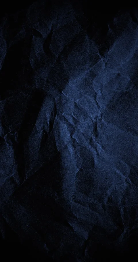 Dark Blue Crumpled Paper Stop Motion Texture. Stock Footage 346458656