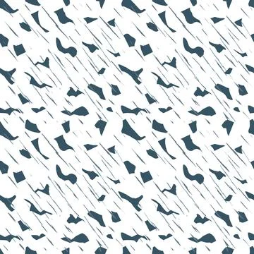 Dark blue cut pieces Illustrazione stock