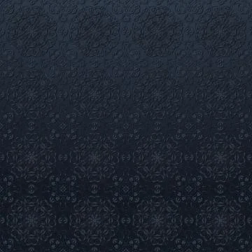 Dark Blue Damask Pattern Gradient Background Texture Stock Illustration