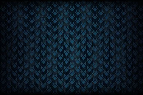 Dark blue diamond pattern texture background, casino design Stock Illustration