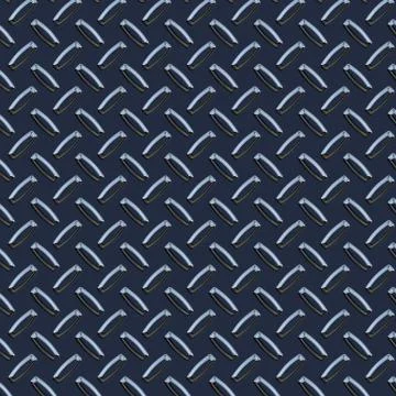 Dark blue diamond plate Stock Illustration