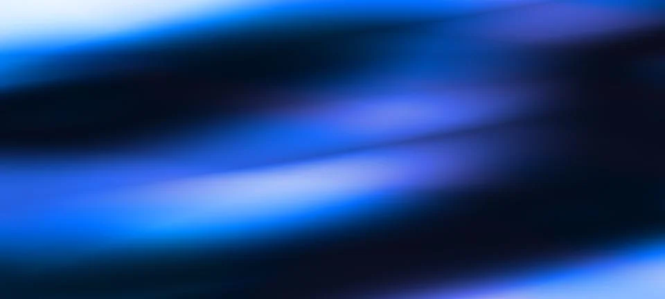 Dark blue digital abstract background with ultraviolet neon glow, blurry light Stock Illustration
