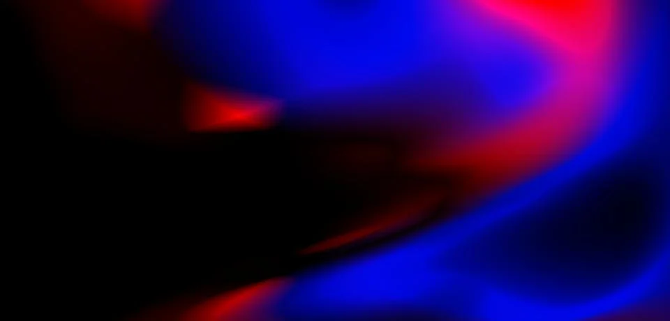 Dark blue digital abstract background with ultraviolet neon glow, blurry ligh Stock Photos