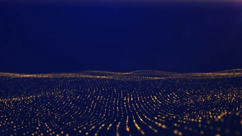 Dark blue digital background Video stock 297925848