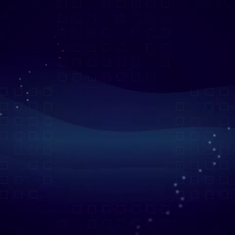 Dark Blue Digital Grid Waves Flowing Data Abstract Background Stock Footage 347812398
