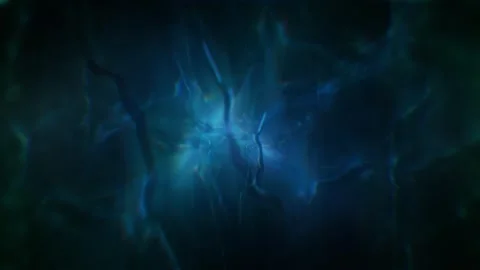 Dark Blue Energy Nebula Background Seamless Loop 스톡 동영상 343117006