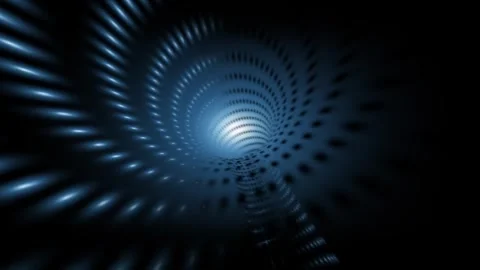Dark Blue Fast Tunnel Motion Background Video stock 275434818