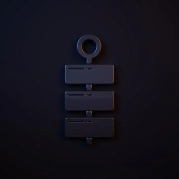Dark-blue Firework icon isolated on black background. Concept of fun party... Stock Illustration