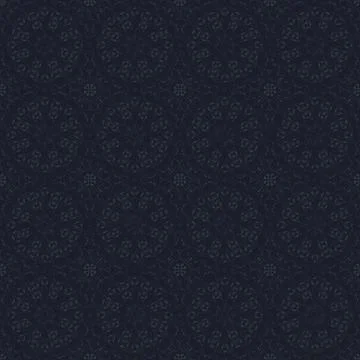 Dark blue floral seamless pattern texture background for website design Stock Illustration