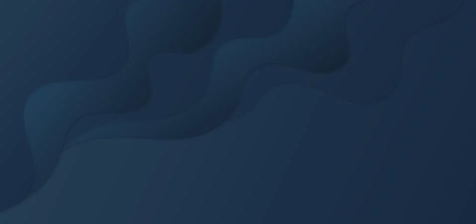 Dark blue fluid wave shape design abstract background with space Stock Illustration