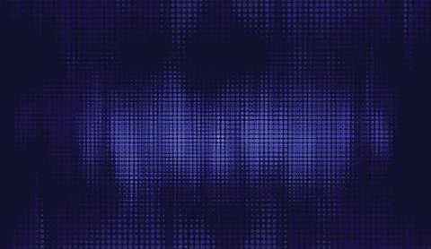 Dark blue futuristic digital grid background with glowing dots and technology Stockillustratie
