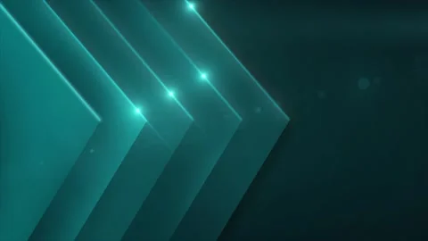 Dark blue geometric abstract background Glowing Blue Arrow pattern animation 4k. Stock Footage 283993322