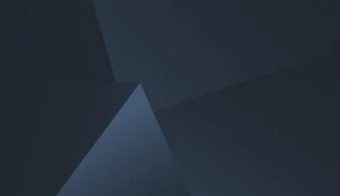 Dark blue geometric abstract background with modern polygonal shapes and Stock Illustration