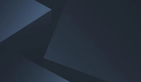 Dark blue geometric abstract shapes minimal design backdrop clean modern Stock Illustration