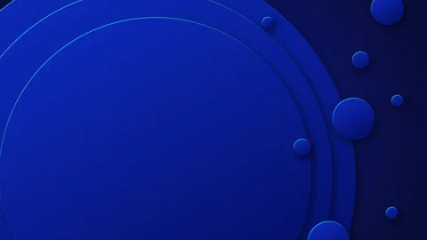 Dark blue geometric background animation, abstract background Stock Footage 296320096
