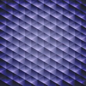 Dark blue geometric cubic background Stock Illustration
