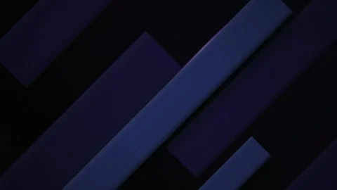 Dark blue geometric diagonal bands seamless loop background Stock Footage 347142558