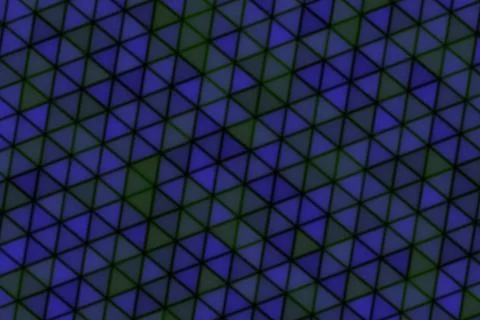 Dark blue geometric mosaic pattern with small triangles Stock Illustration