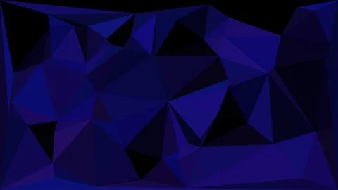 Dark blue geometric shapes background Illustrazione stock